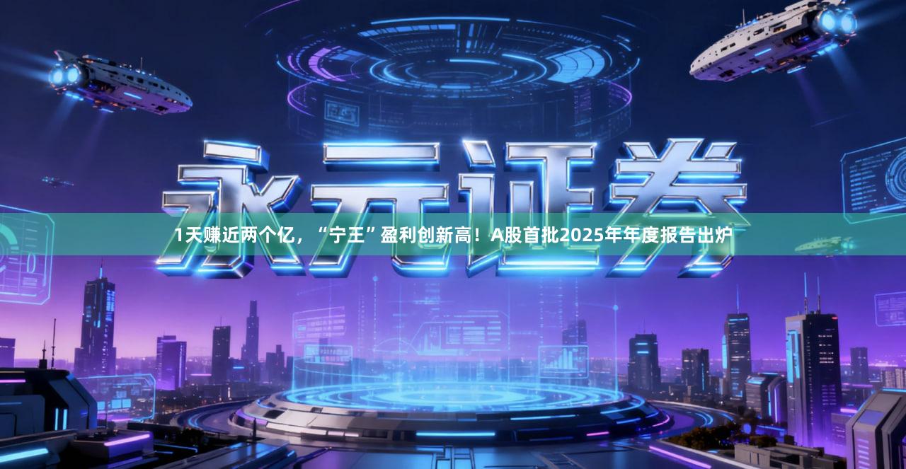 1天赚近两个亿，“宁王”盈利创新高！A股首批2025年年度报告出炉